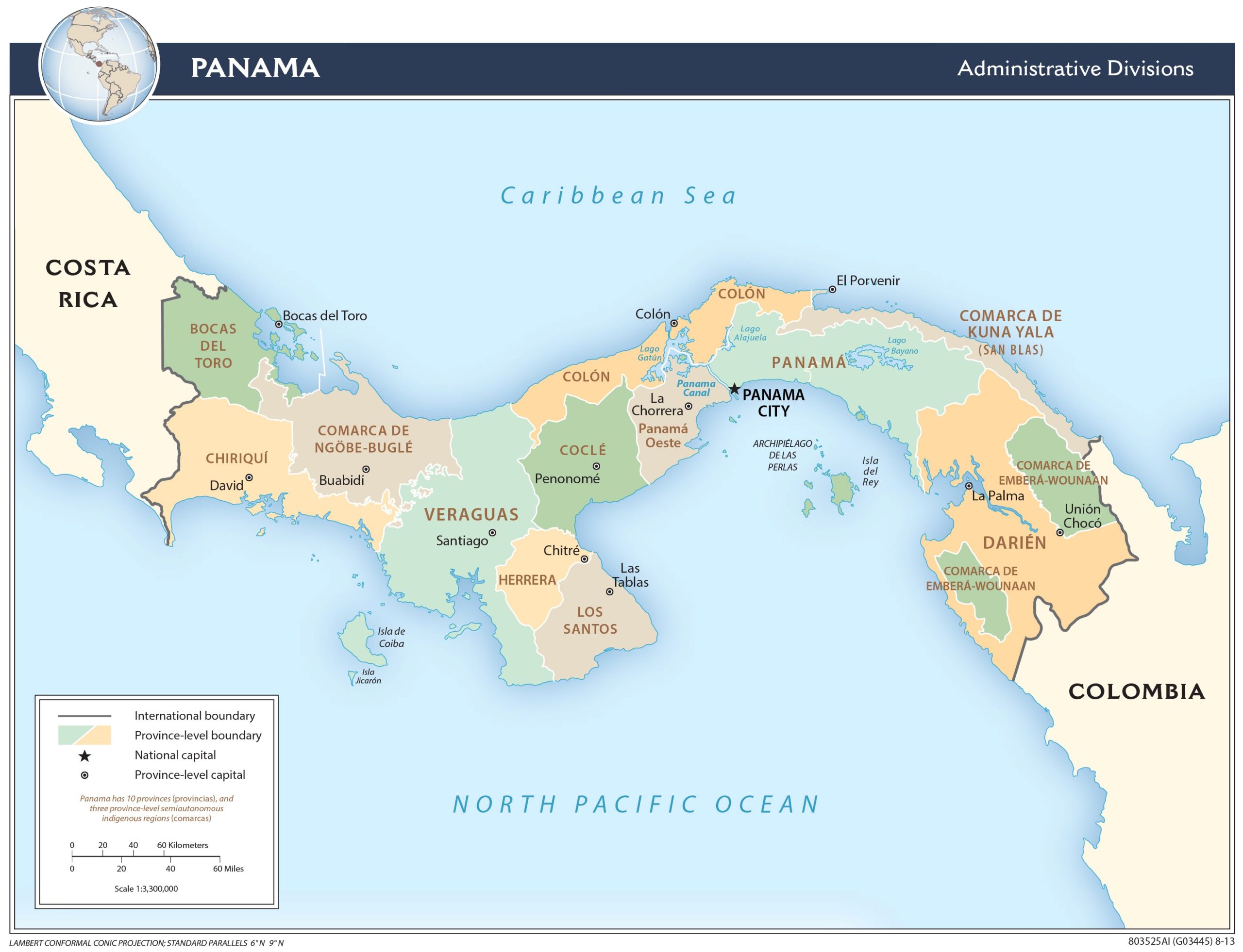 Regional Map of Panama preview
