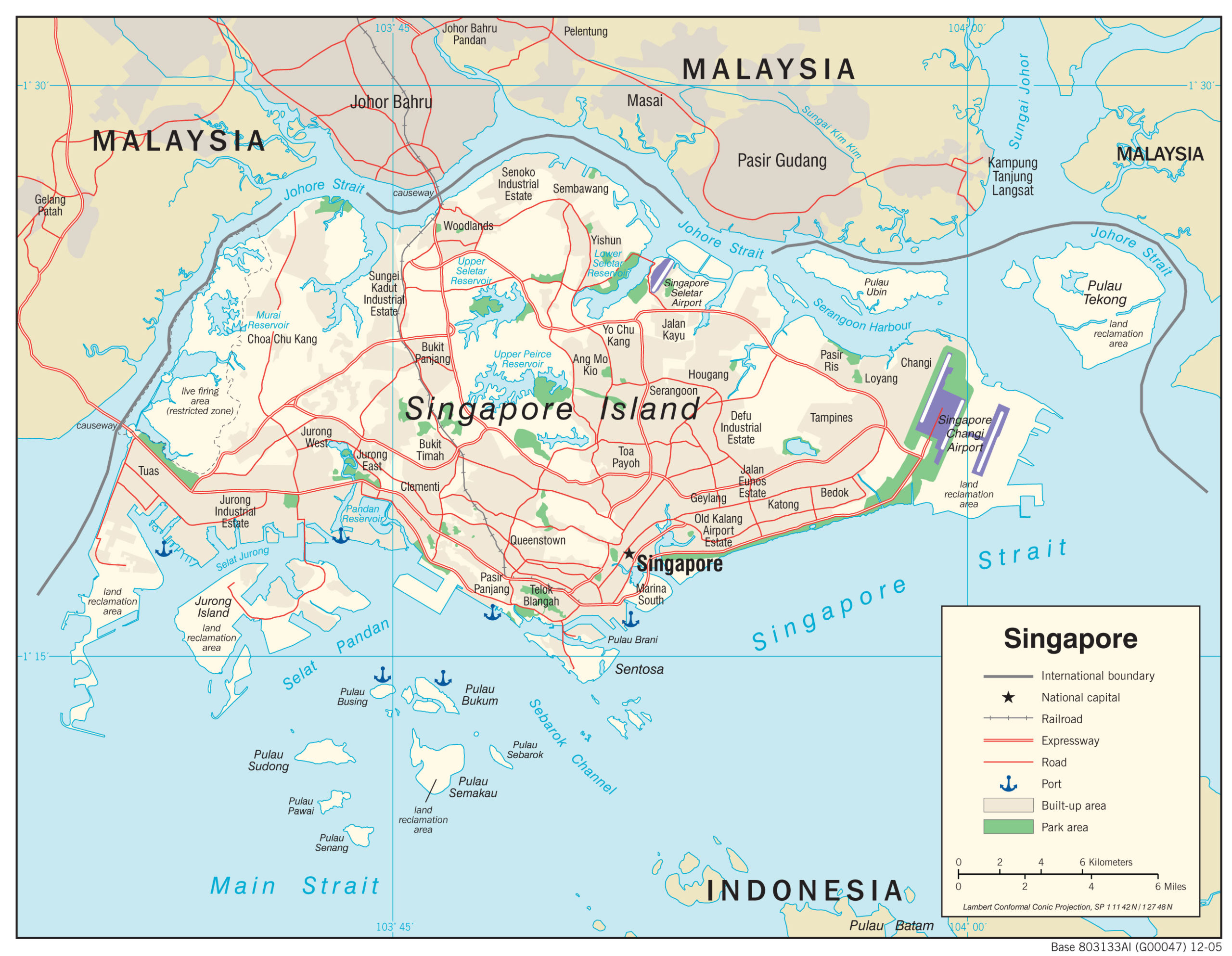 Transportation Map of Singapore preview